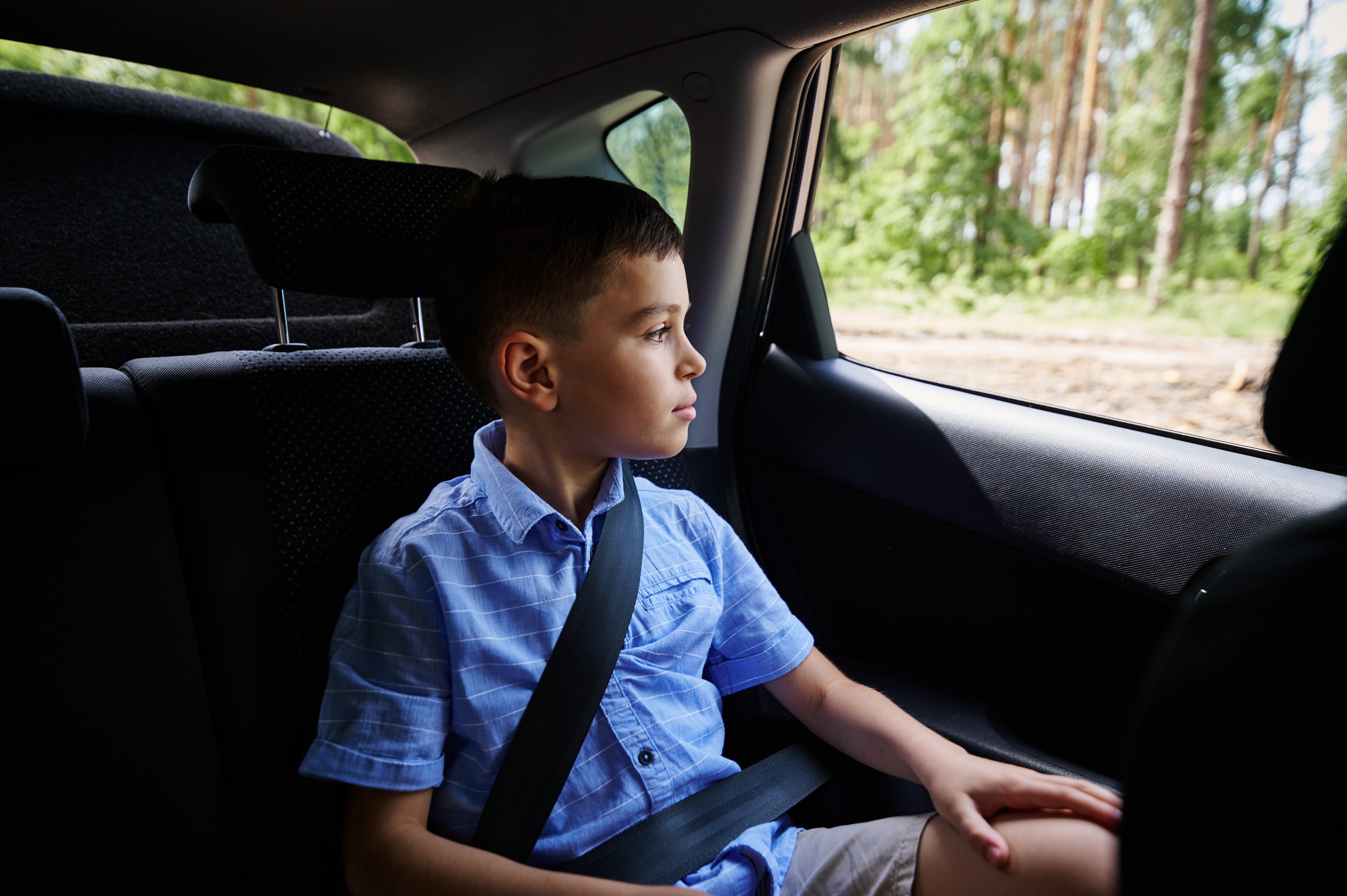 Child in car